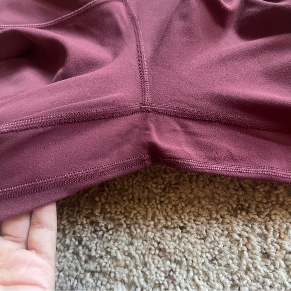 Women’s | Lululemon | Maroon Align High-Rise Pant 23” Leggings; Size 2 - Picture 2 of 7